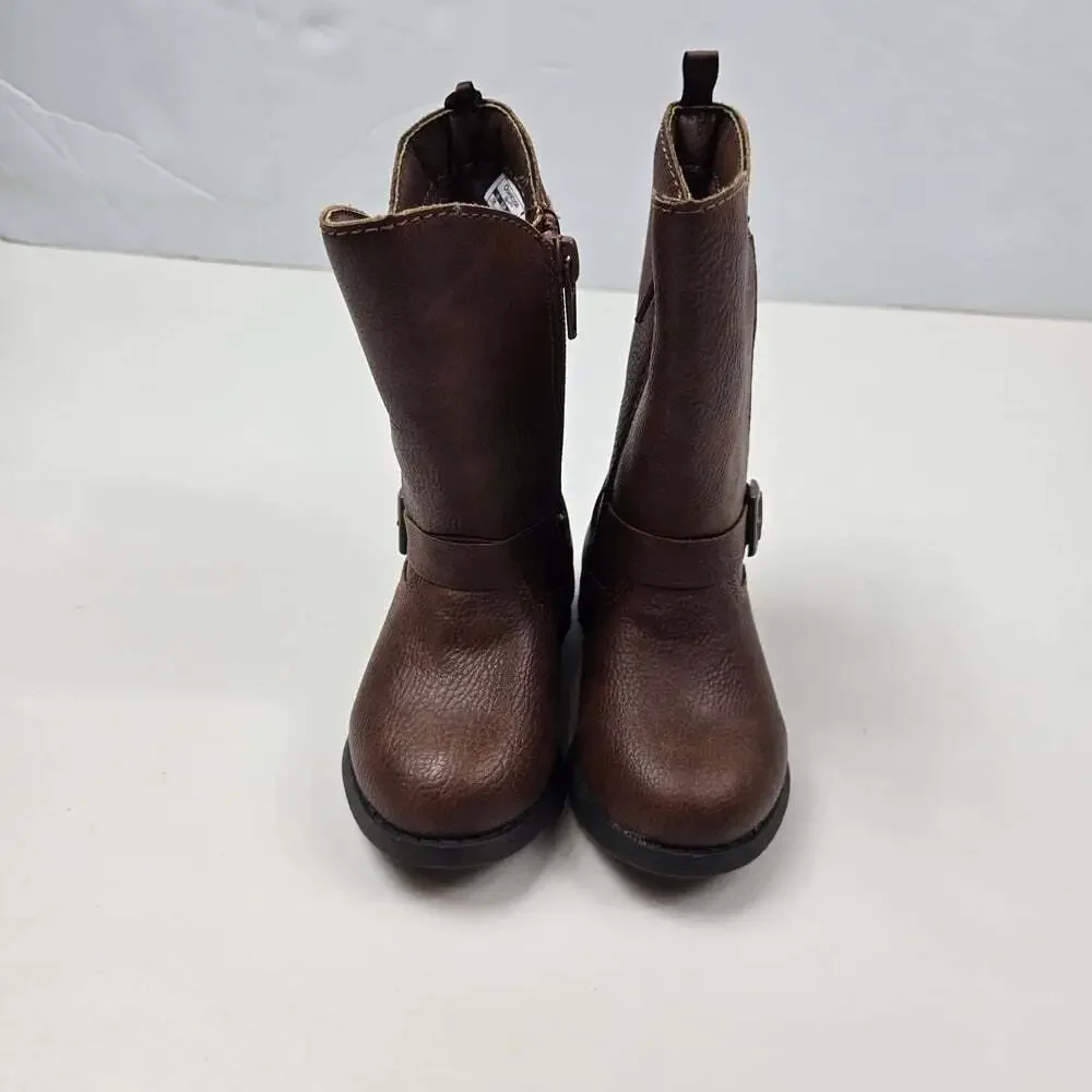 OshKosh B'gosh® Lumi Toddler Girls' Knee High Brown Riding Boots Size 5M